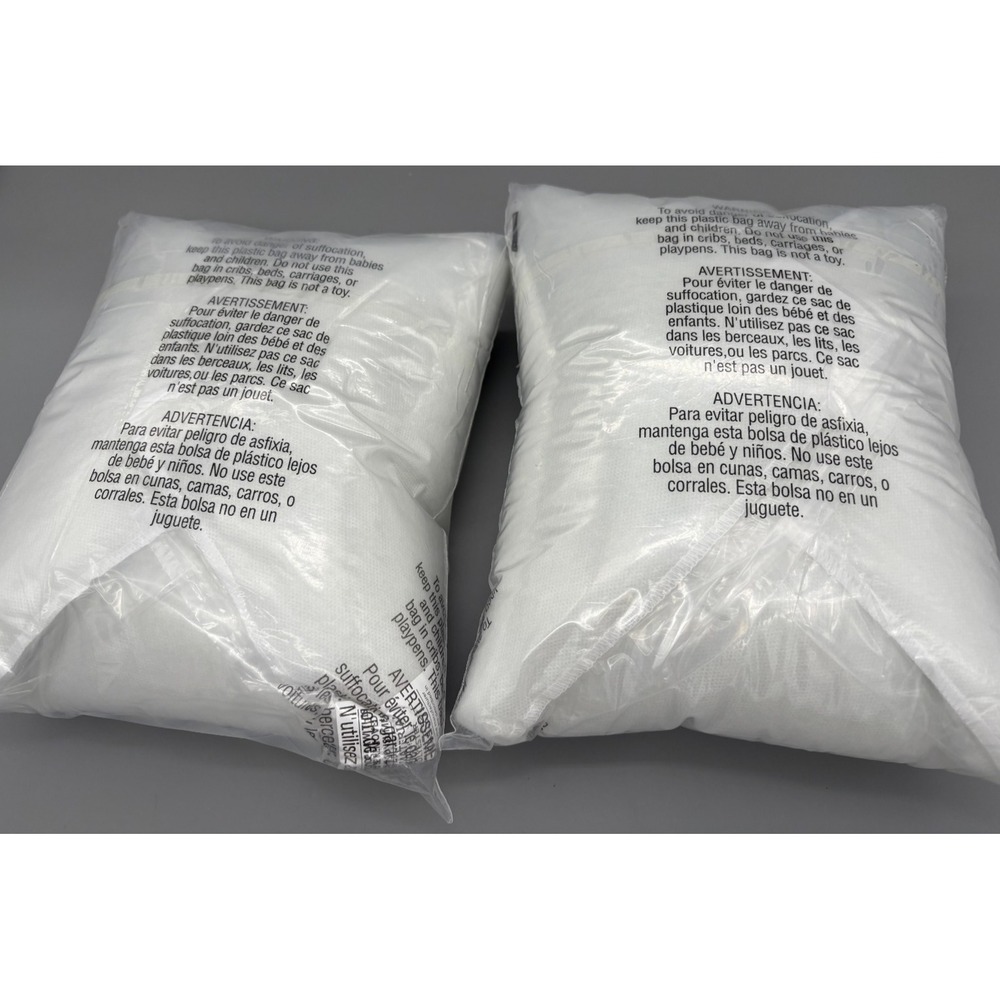 Made For Phantoscope 2 White Pillows Inserts 18x18 9oz‎ NEW Made in USA